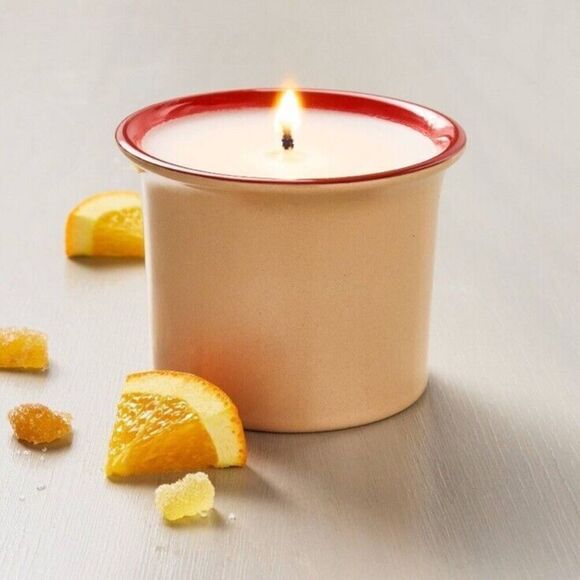 Hearth & Hand Sun Kissed Ginger 2 Tone Glass Jar Candle - Picture 1 of 6